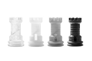 3D printed chess pieces