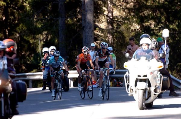 Frank Schleck, Mikel Nieve and Levi Leipheimer