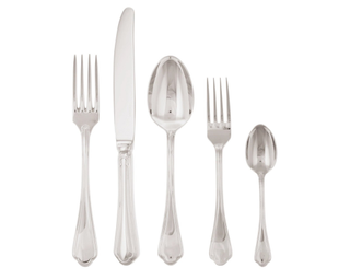 Best flatware sets: Filet Toiras Silverplated on 18/10 Stainless Steel 5 pcs Place Setting