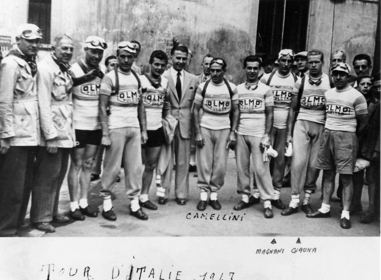 The Olmi team in 1947