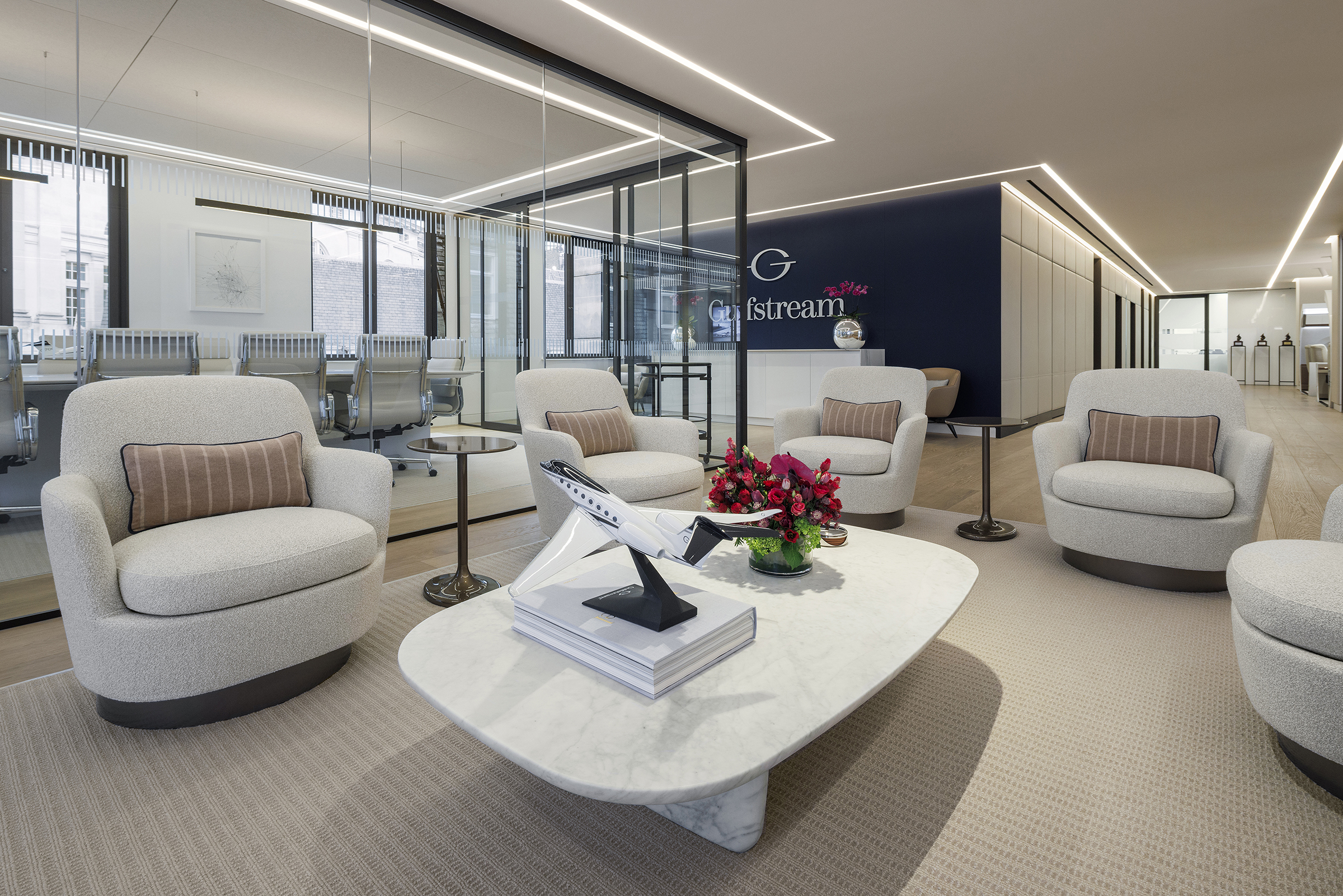 Gulfstream's new showroom, London