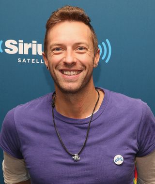 Chris Martin of Coldplay visits at SiriusXM Studios on November 24, 2015 in New York City