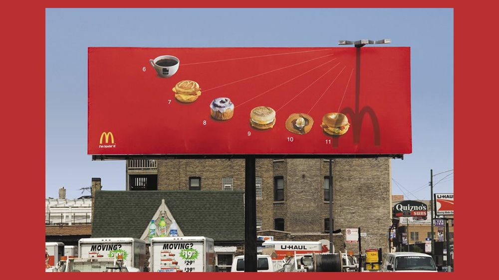People are still debating this clever McDonald's sundial ad