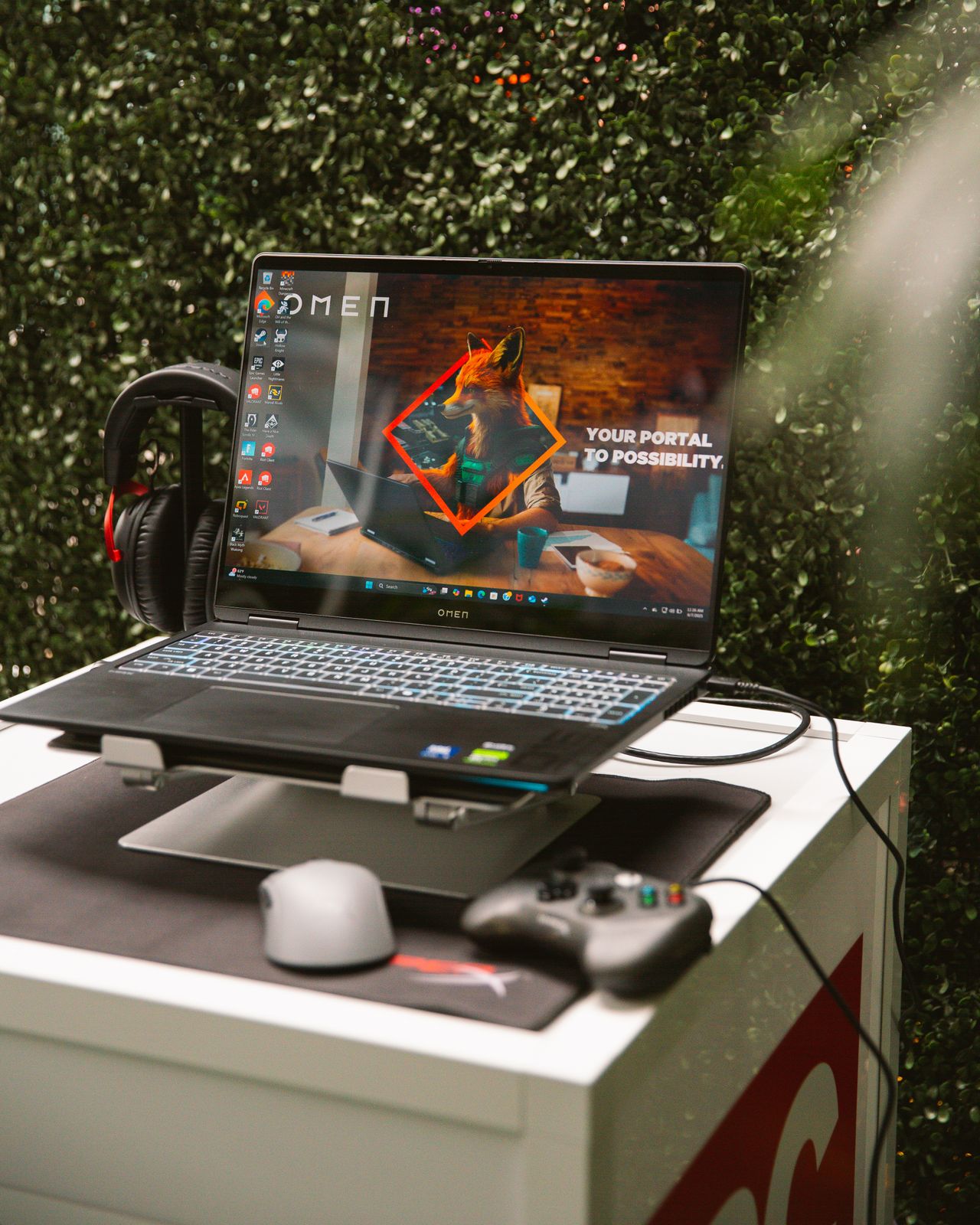 The OMEN - PC Gamer Ice Cream Truck event at Summer Game Fest