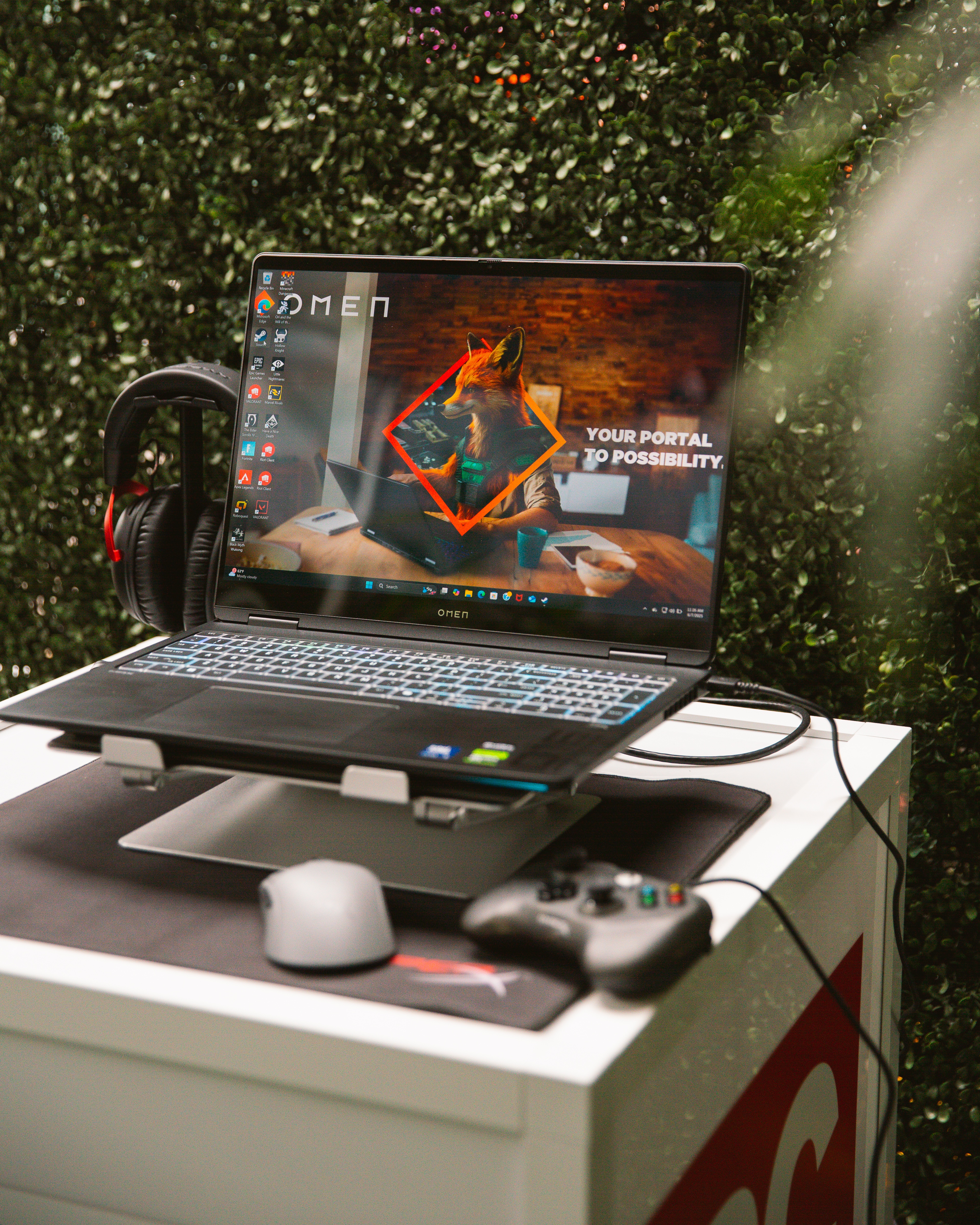 The OMEN - PC Gamer Ice Cream Truck event at Summer Game Fest