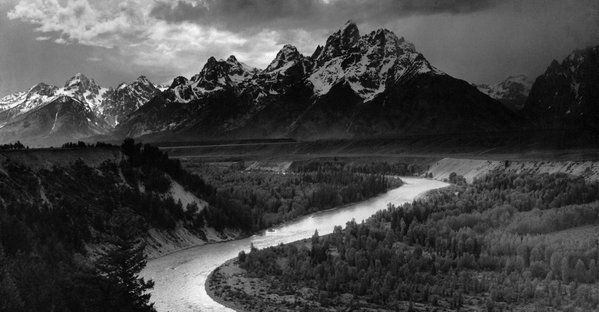 An Ansel Adams photo.