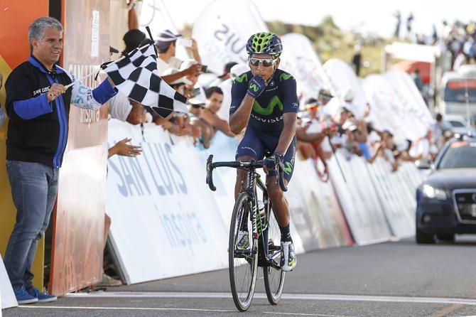 Nairo Quintana (Movistar) finished fourth on the day