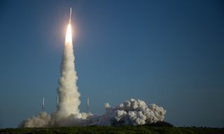 NASA's Mars 2020 Perseverance rover and Ingenuity Mars helicopter lift off from Florida's Cape Canaveral Air Force Station on a United Launch Alliance Atlas V rocket, on July 30, 2020.