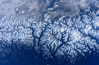ESA Astronaut Tim Peake Sees a View of the Rocky Mountains