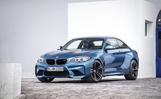 The BMW M2 in blue.