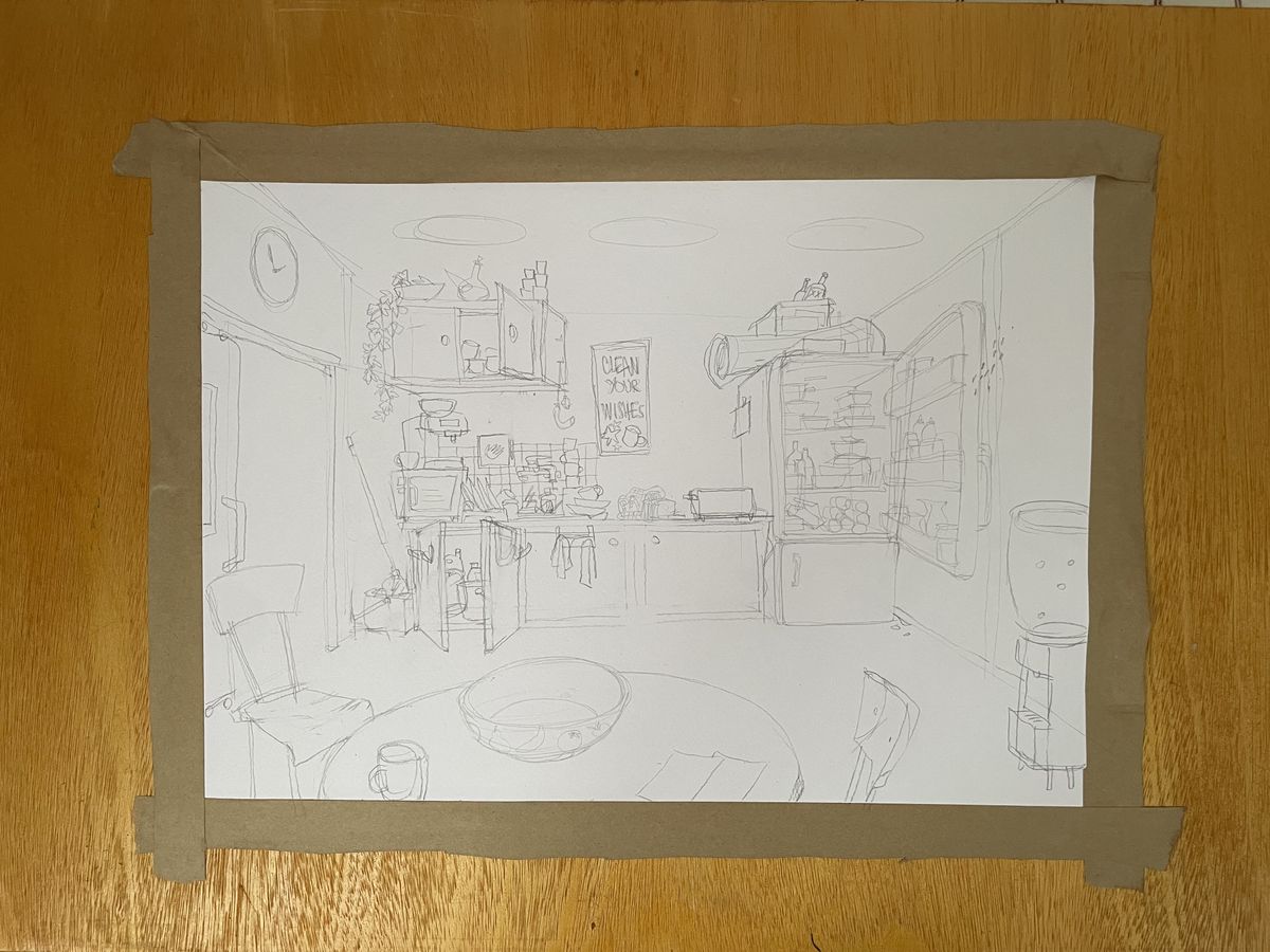 Paintings for a video game