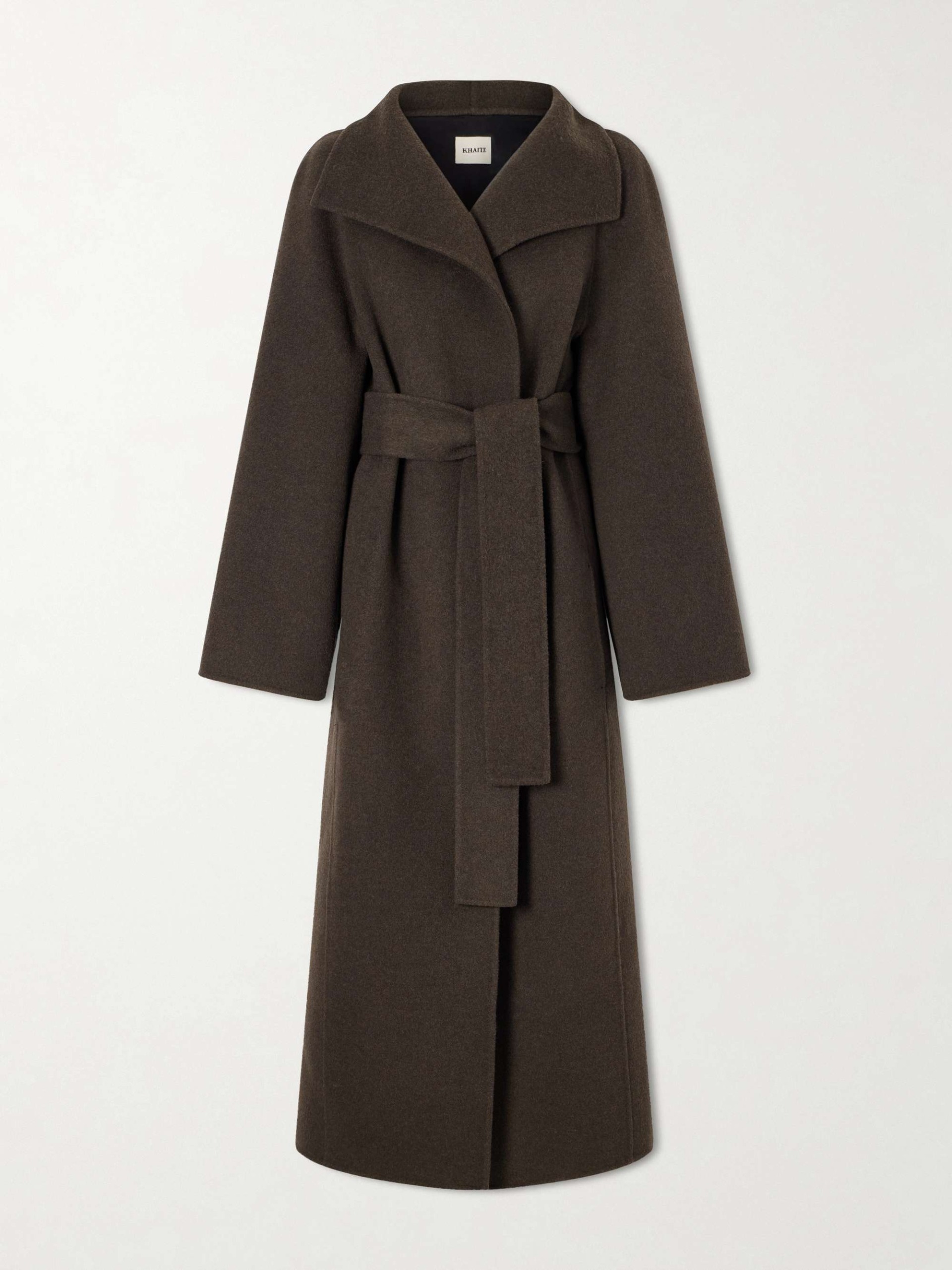 Romare Belted Wool Long Coat