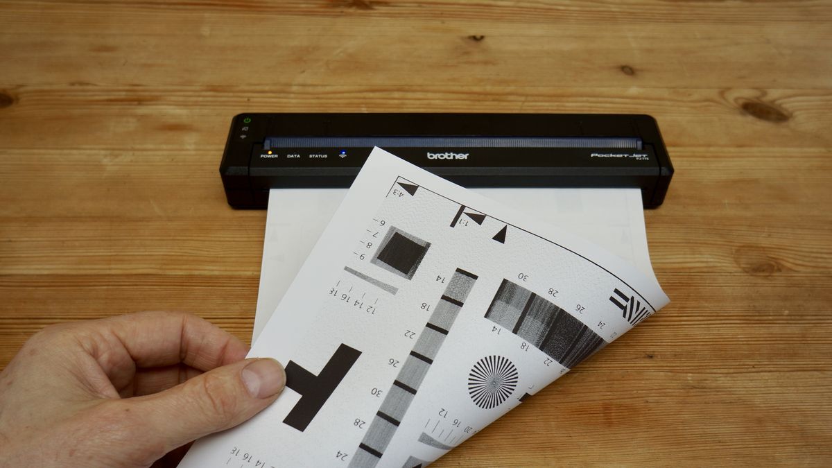 Brother PocketJet PJ-773 during our hands-on review