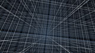 A multidimensional grid or lattice.