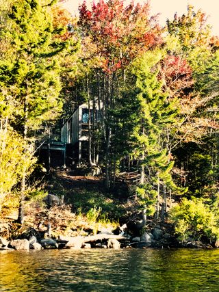 upstate New York cabin by the lake