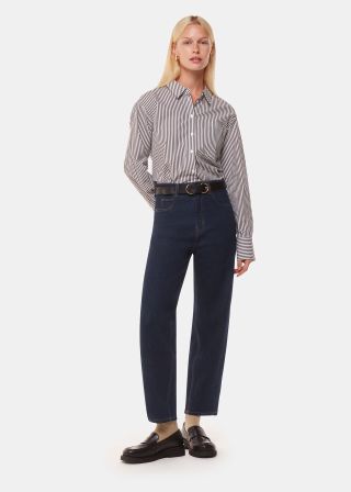 Stretch Barrel Leg Jean