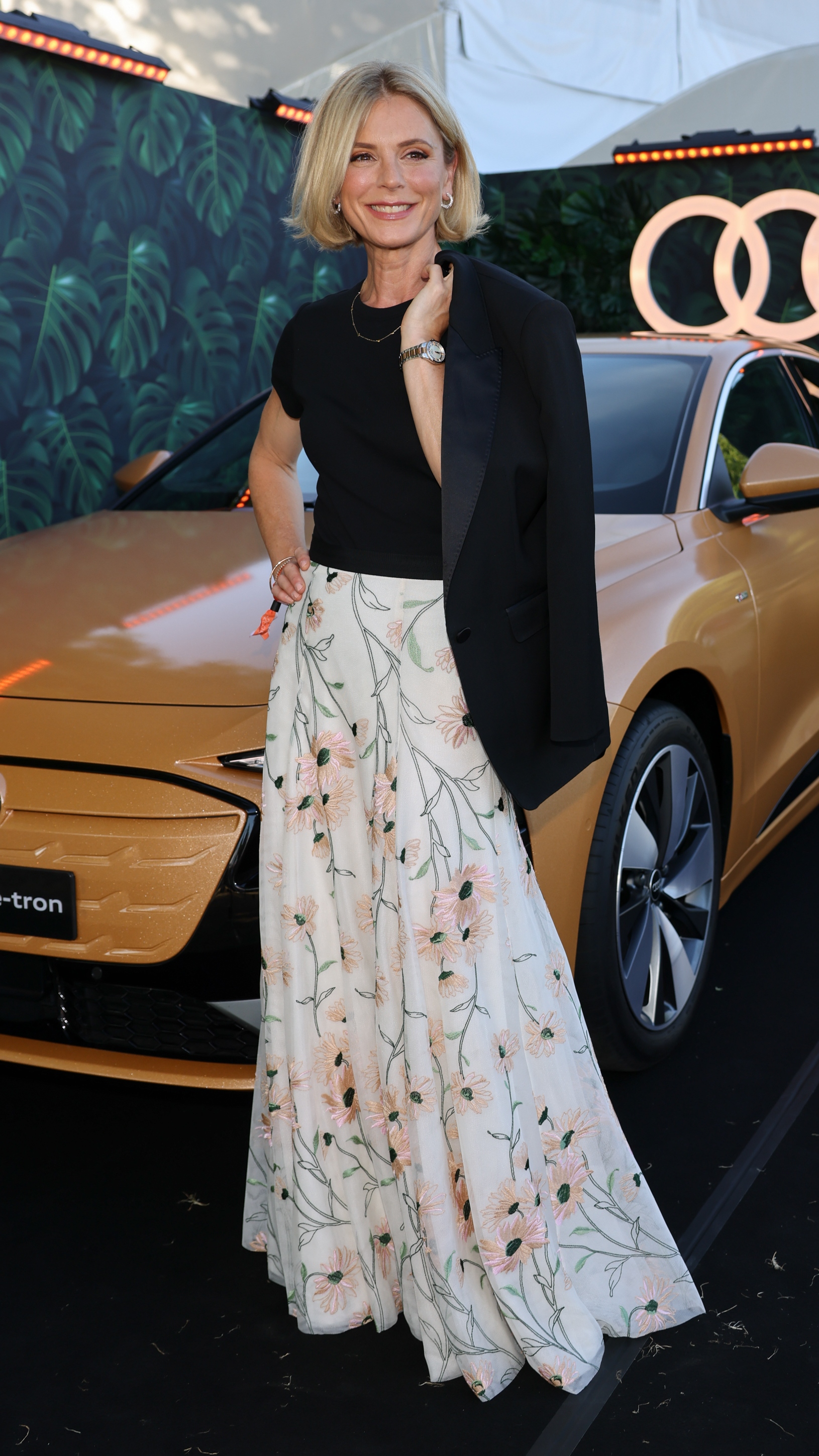 Emilia Fox joins Audi at the Henley Festival 2025 on July 10, 2025 in Henley-on-Thames