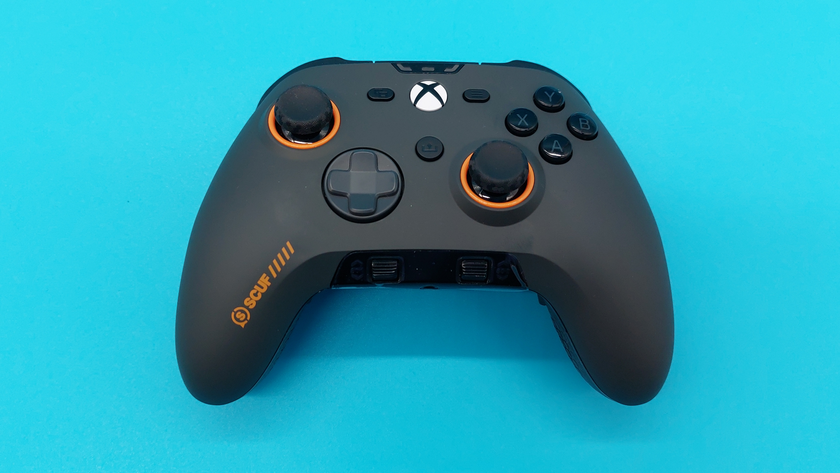 The Scuf Valor Pro wireless controller seen from various angles.