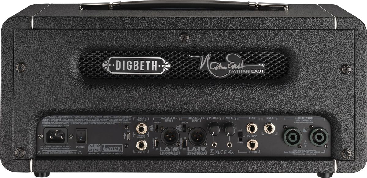 Laney Nathan East signature Digbeth DB-EAST head rear connections``