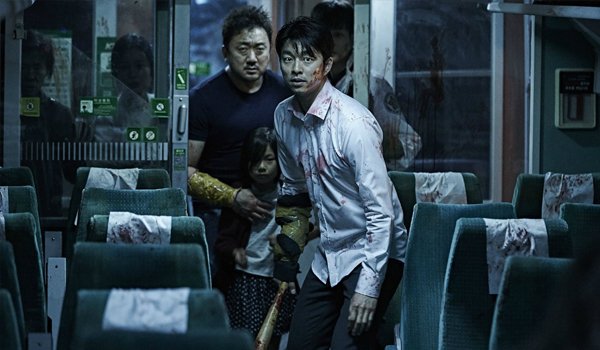 passengers get ready to fight in Train to Busan