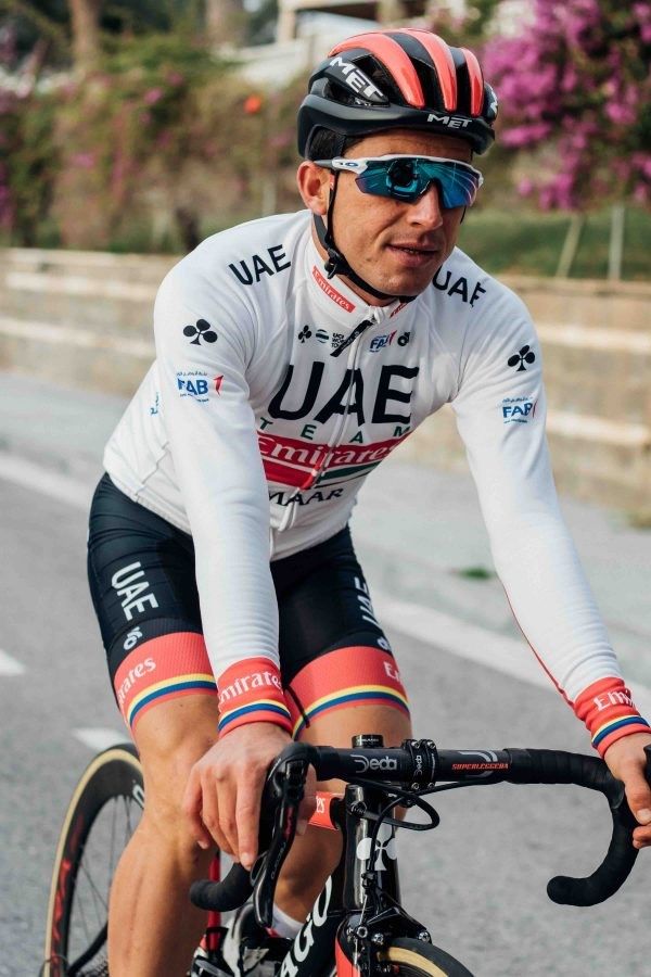 Sergio Henao in his new UAE Team Emirates colours