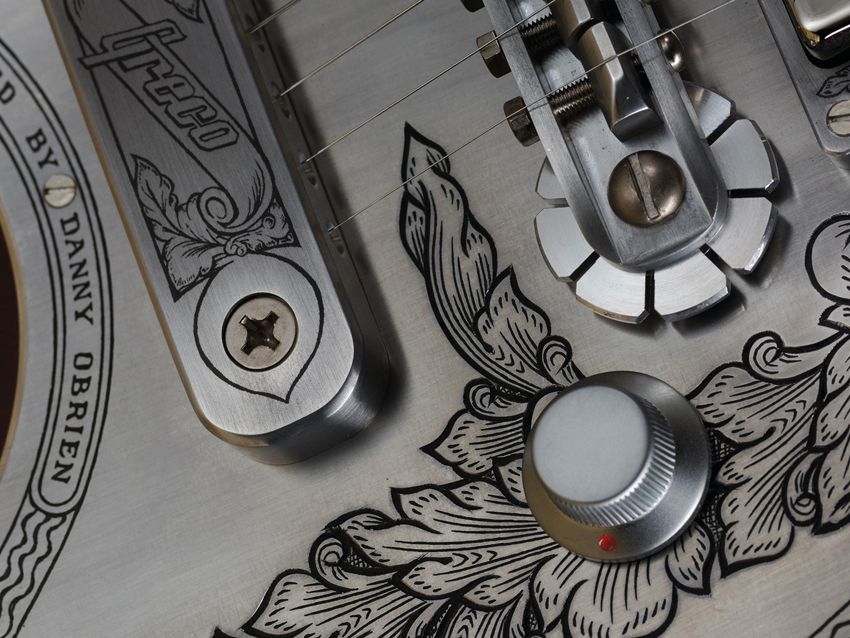 Tony Z's unique take on the tune-o-matic bridge is present and correct