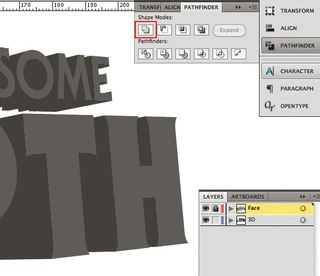 3D type: step 4