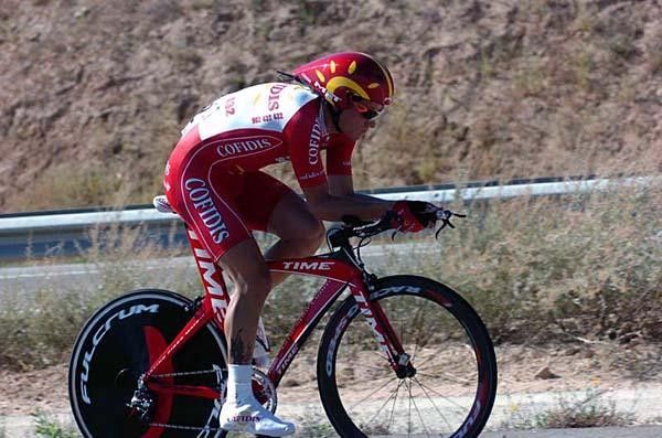 Sylvain Chavanel (Cofidis) used a good time trial to get himself into sixth place overall.