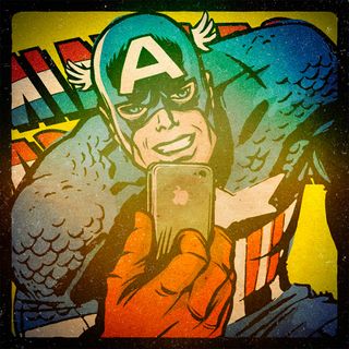 superhero selfies