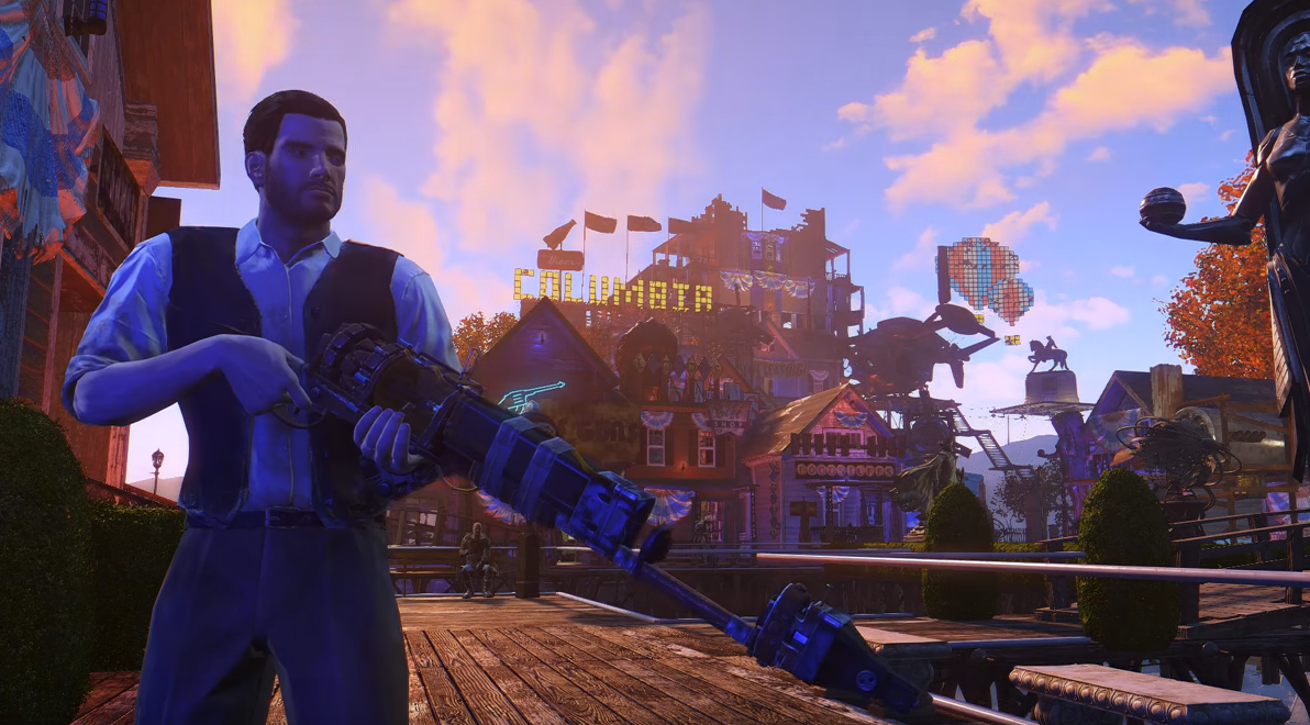 Fallout 4: Bioshock Infinite Columbia-themed Settlement Mod – GIRLPLAYSGAME