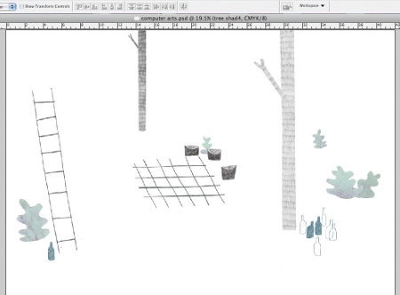 photoshop combo scene