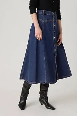 Levi&#039;s, Yoked Western Skirt