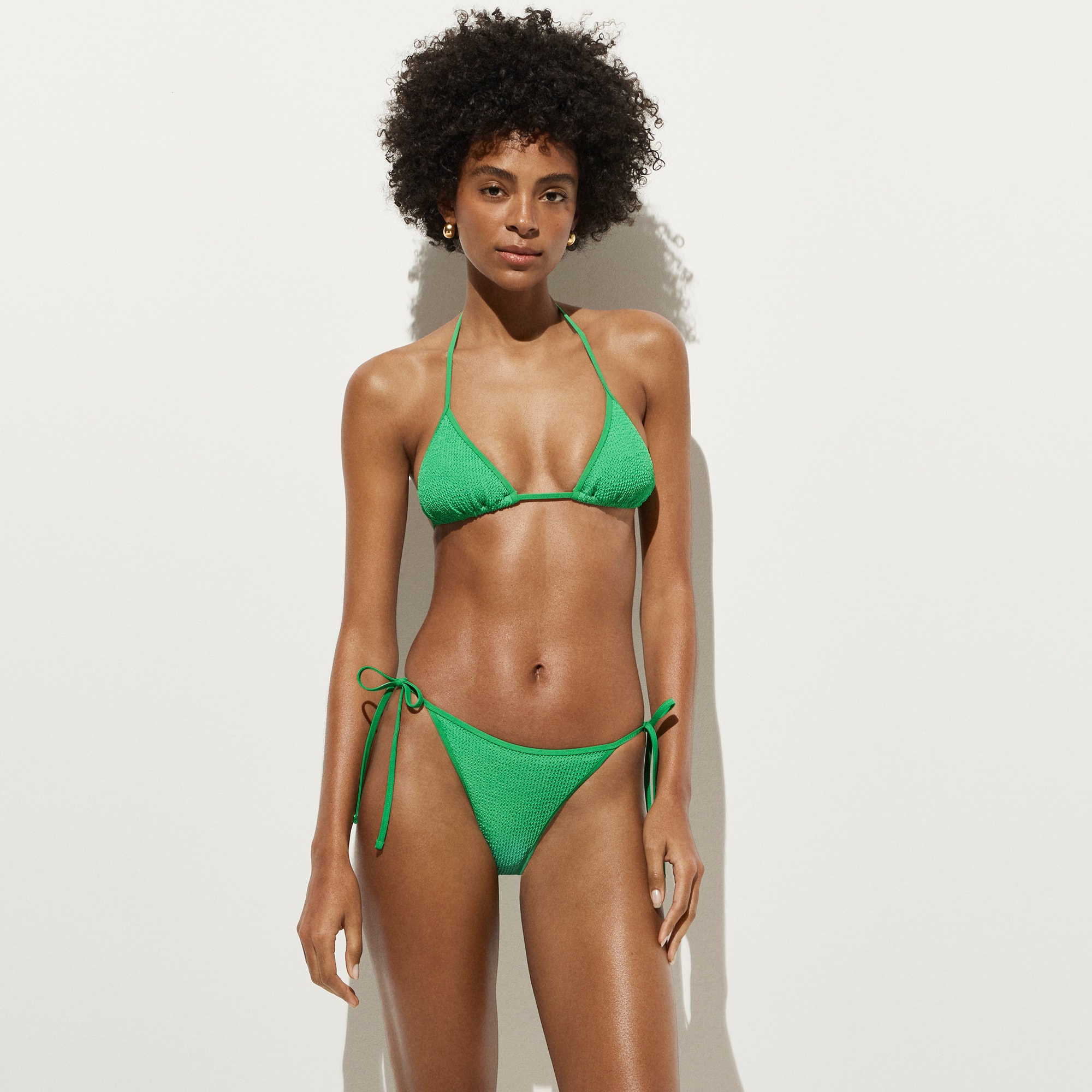 Cheeky Scrunchie String Bikini Bottom