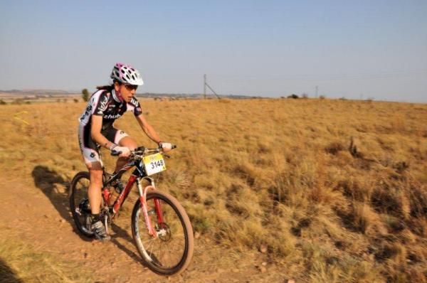 Ischen Stopforth on her way to a convincing win.