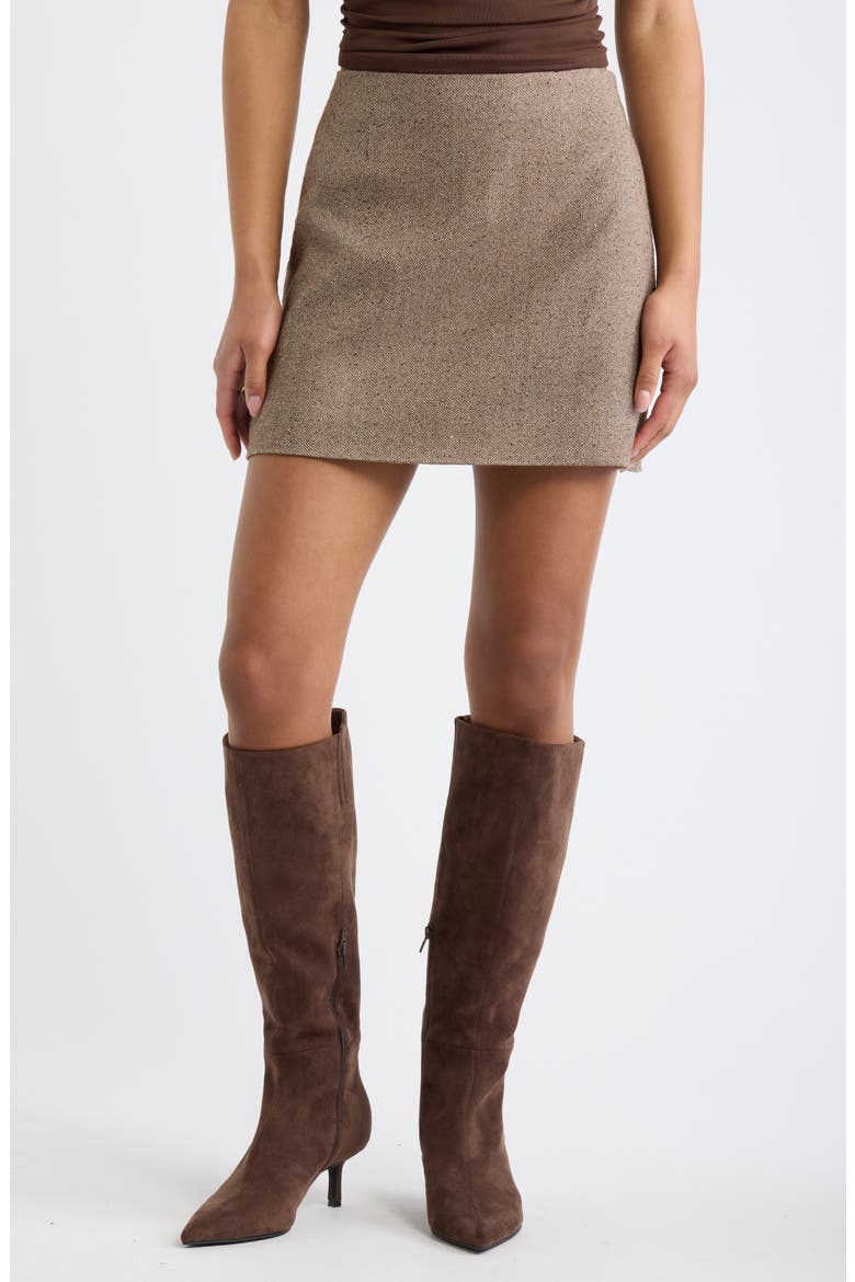 Tweed Miniskirt