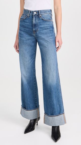 Veronica Beard Jean, Taylor High Rise Wide Leg Jeans