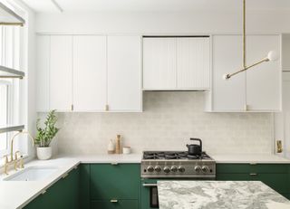 A white toned kitchen