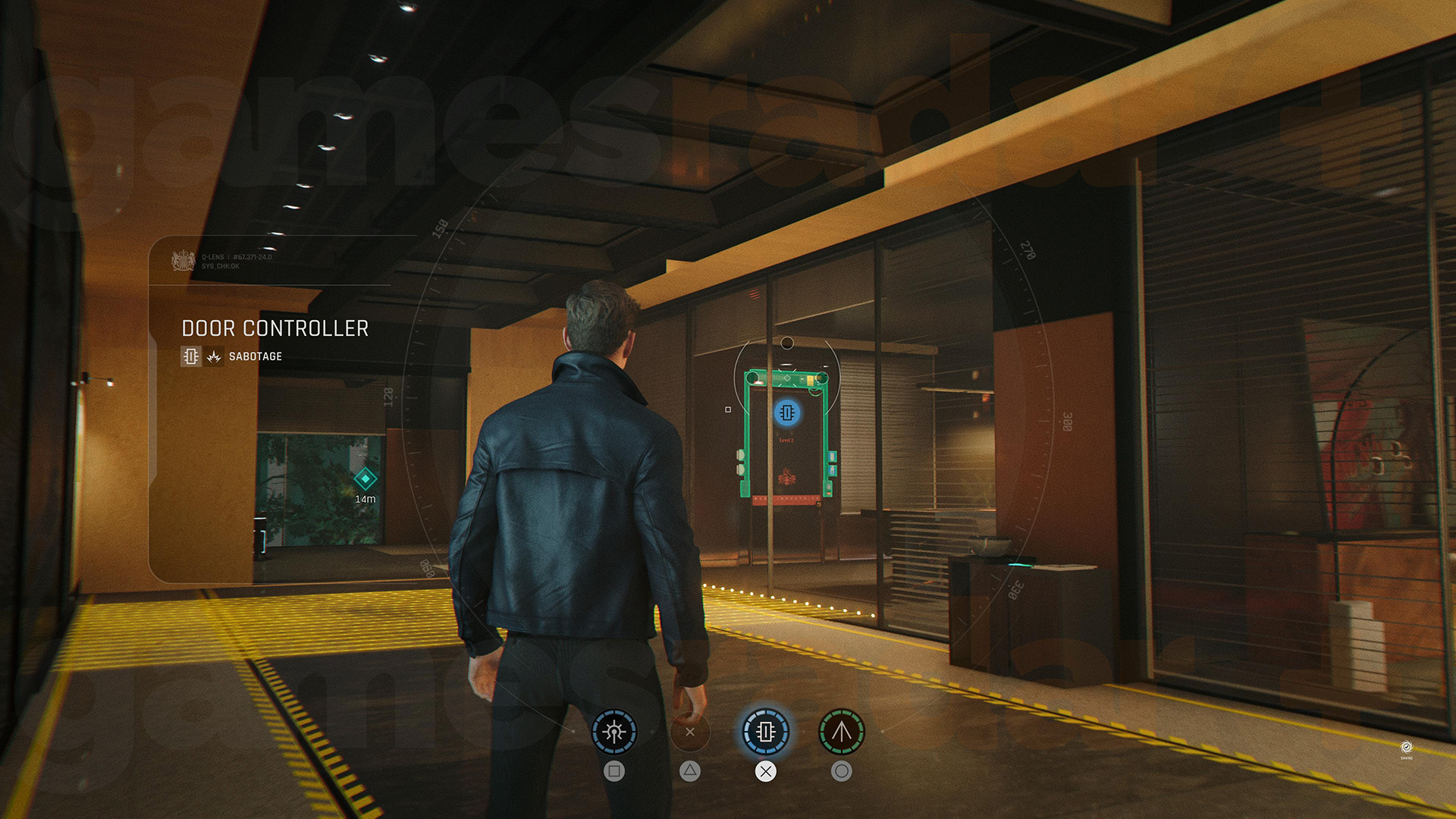 Bond hacks a door to bypass floor sensors in 007 First Light