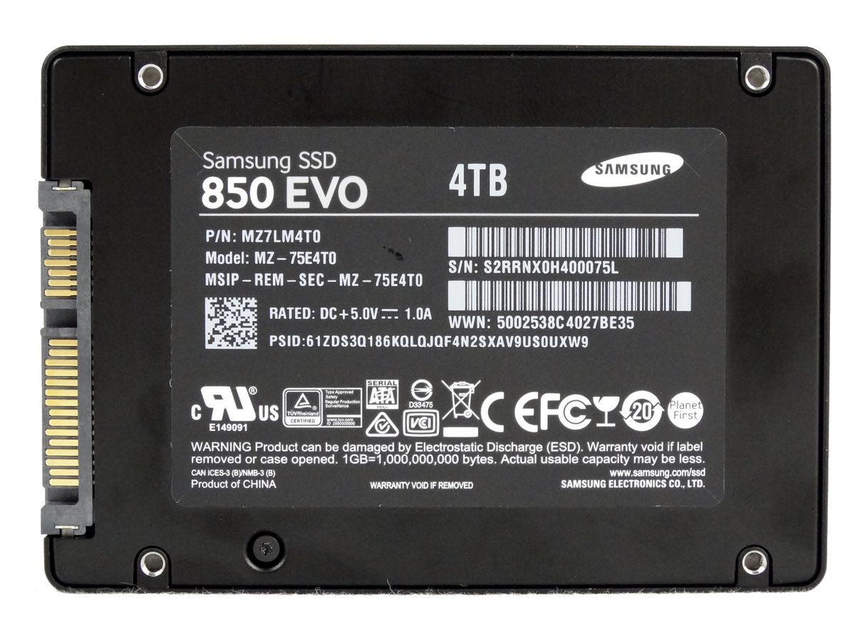 【ジャンク品】Samsung 850 EVO 4TB SSD（1） Samsung 850 EVO 4TB SSD Review - Tom's Hardware | Tom's Hardware