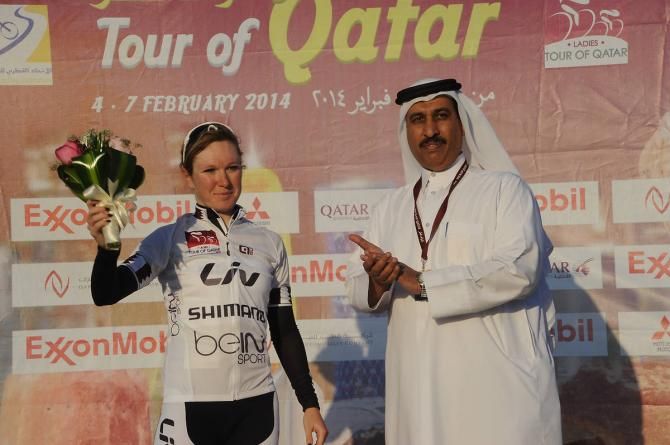 Amy Pieters (Liv-Shimano) back in the young rider's jersey