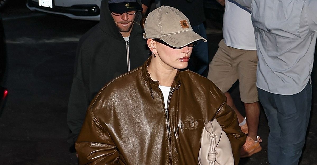 Hailey Bieber Wore the Pant Color Trend Fashion People in Europe Are Buying in 2024