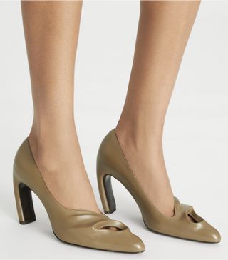 Tory Burch, Sculpted Peep-Toe Pumps