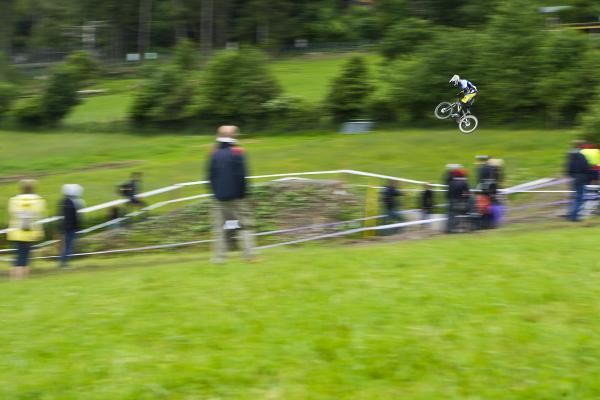Lukas Mechura flies through the air