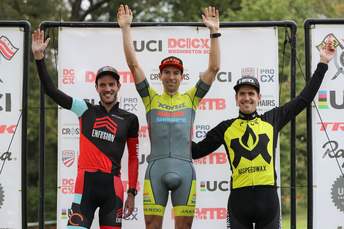 Kerry Werner tops the elite men's podium