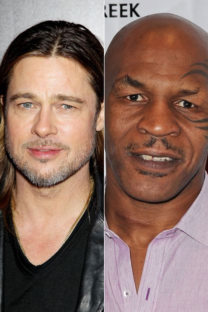 Brad Pitt - Mike Tyson - Celebrity Scandals - Marie Claire - Marie Claire UK