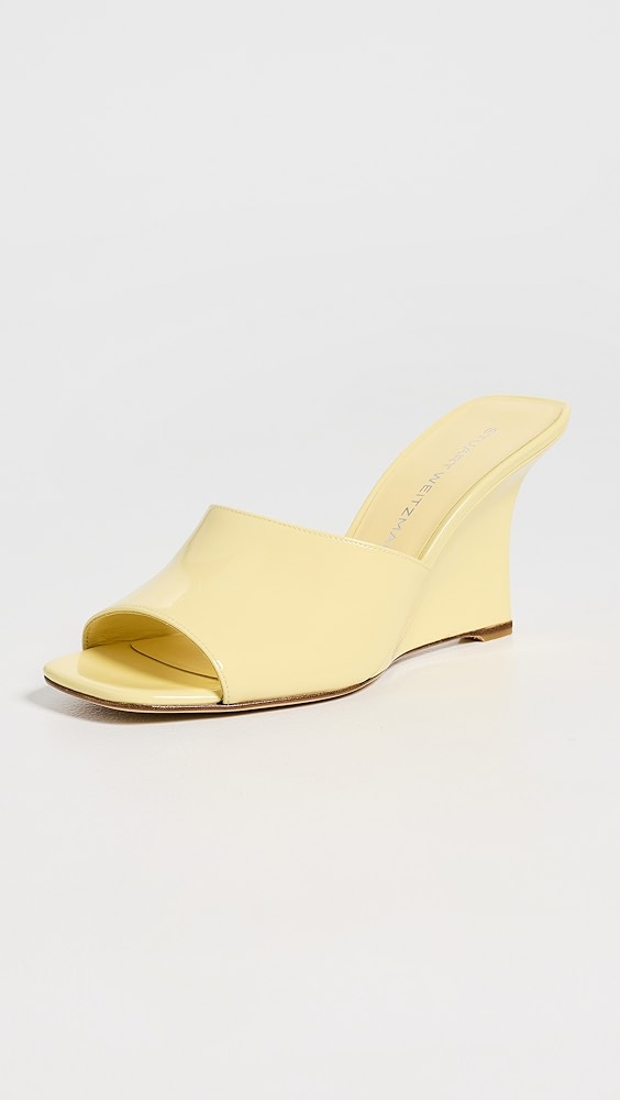 Stuart Weitzman Vinnie Wedge Mules 85