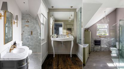 types of bathroom lighting