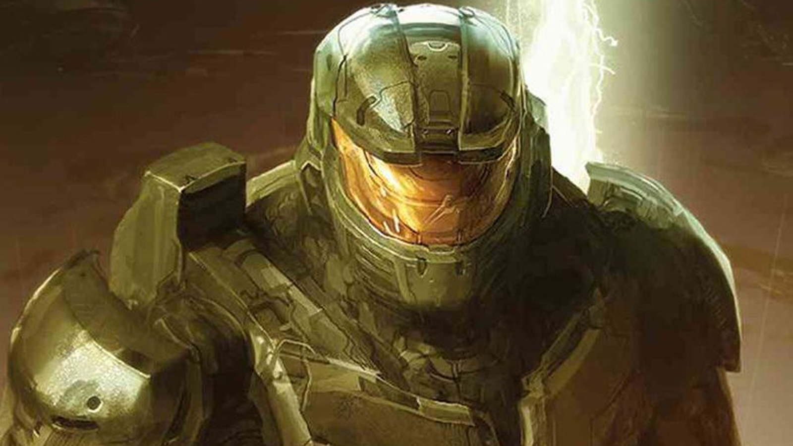A close-up view of the 2010 cover illustration for Halo: The Fall of Reach.