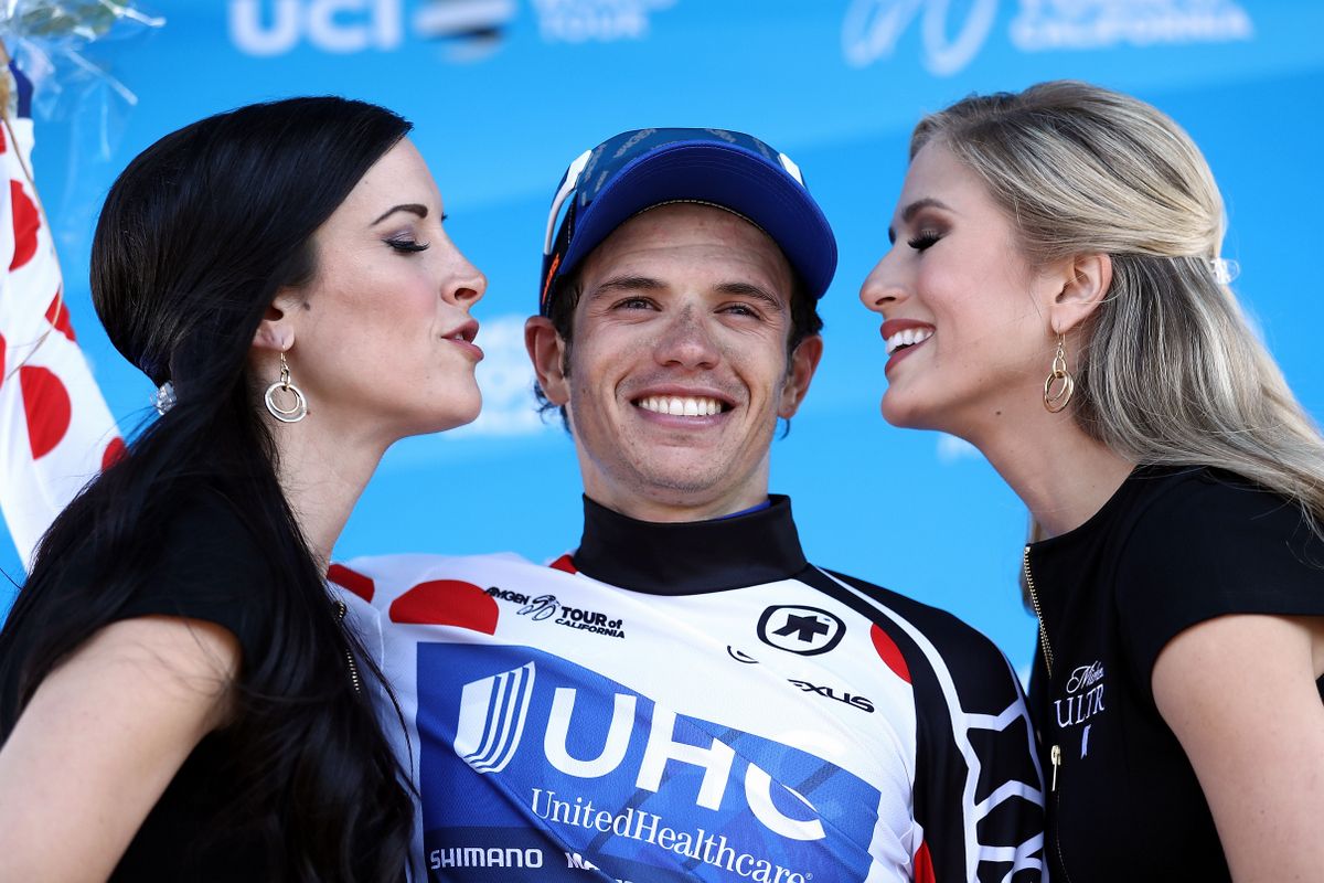 Daniel Jaramillo (UHC) in the KOM jersey