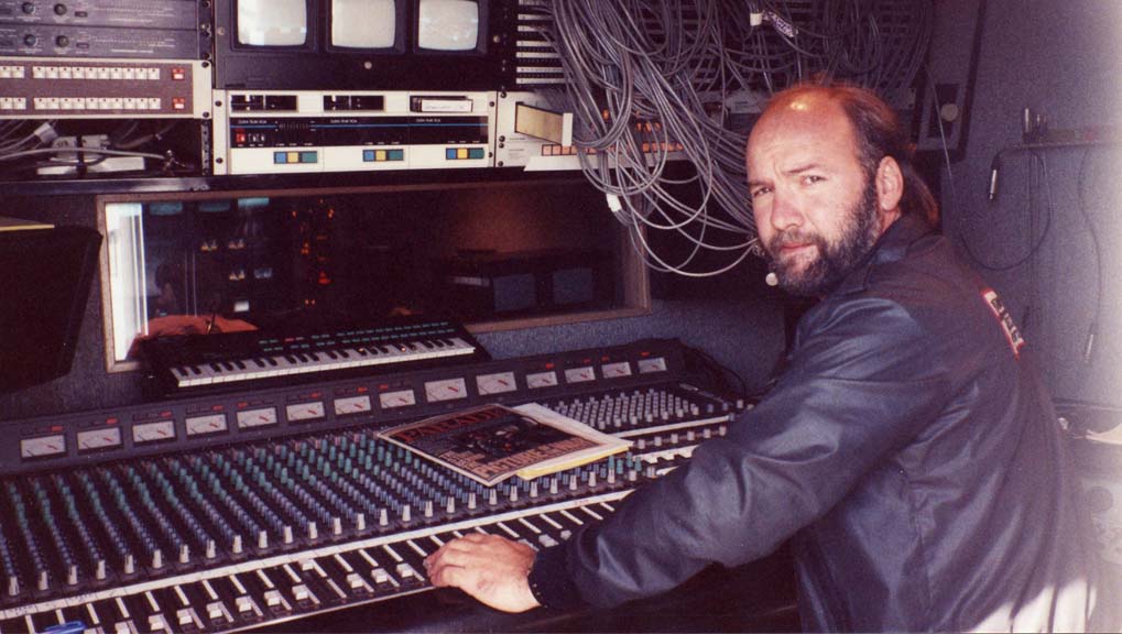 The author pictured in 1984, during the good old days of analog.